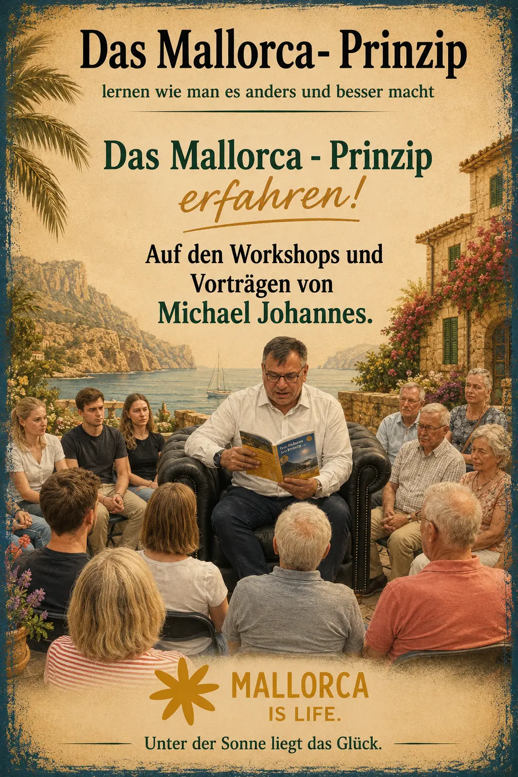 Das Mallorca-Prinzip erfahren – Workshops und Vorträge von Michael Johannes