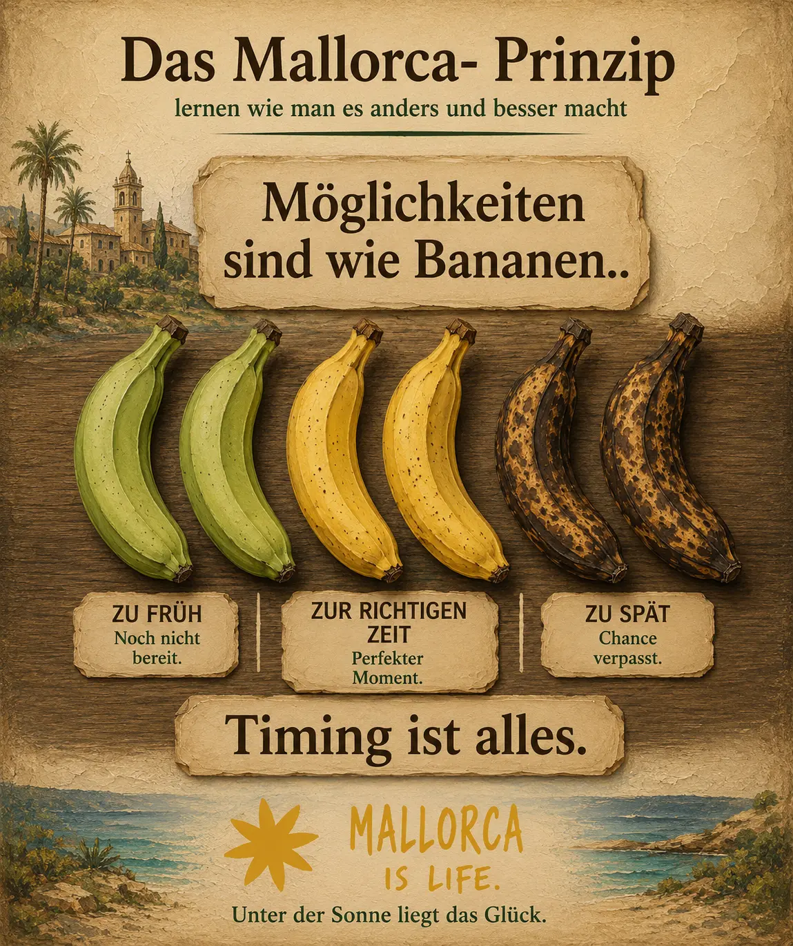 Möglichkeiten sind wie Bananen – Timing ist alles