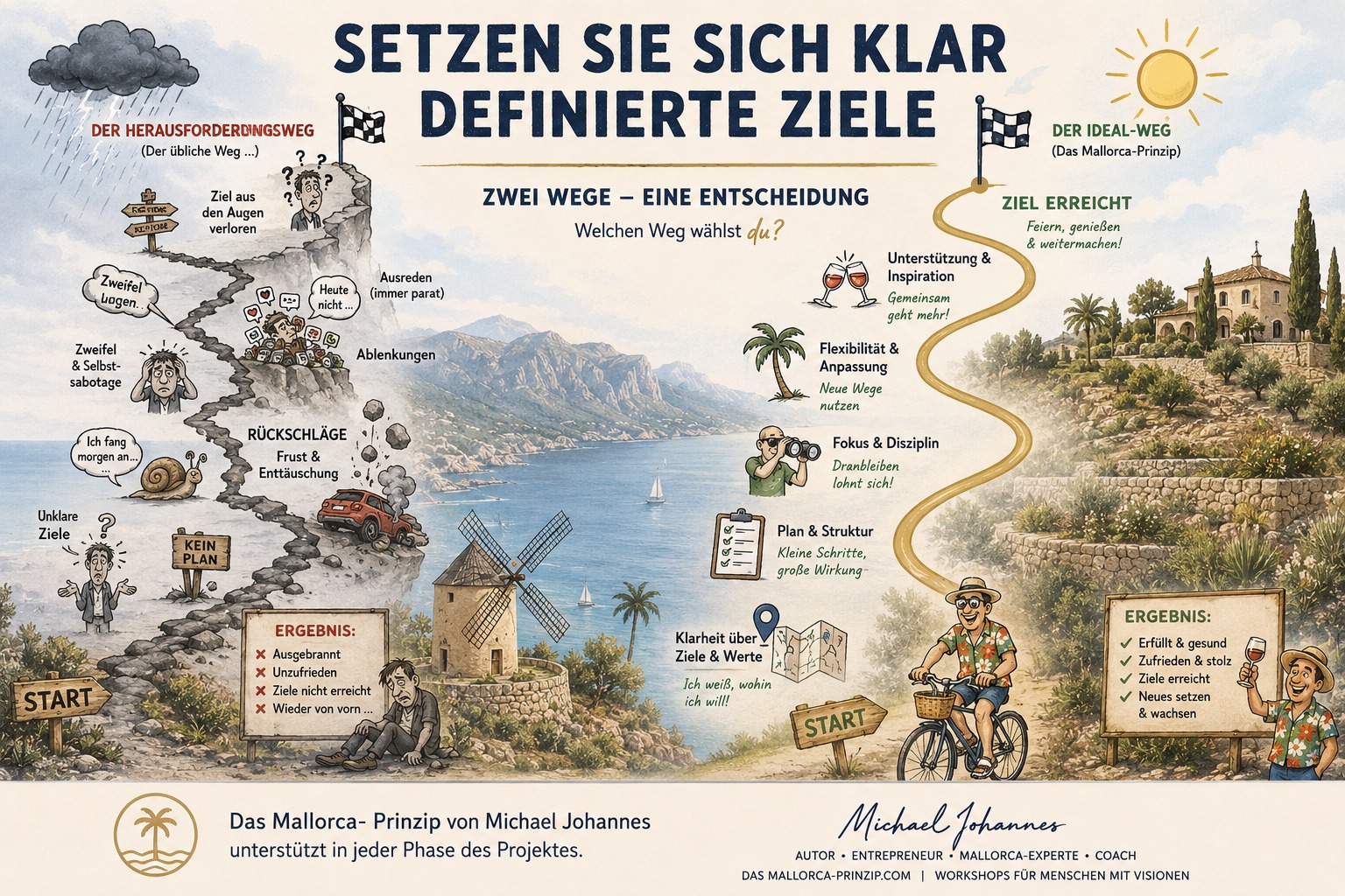 Zwei Wege – eine Entscheidung: Das Mallorca-Prinzip