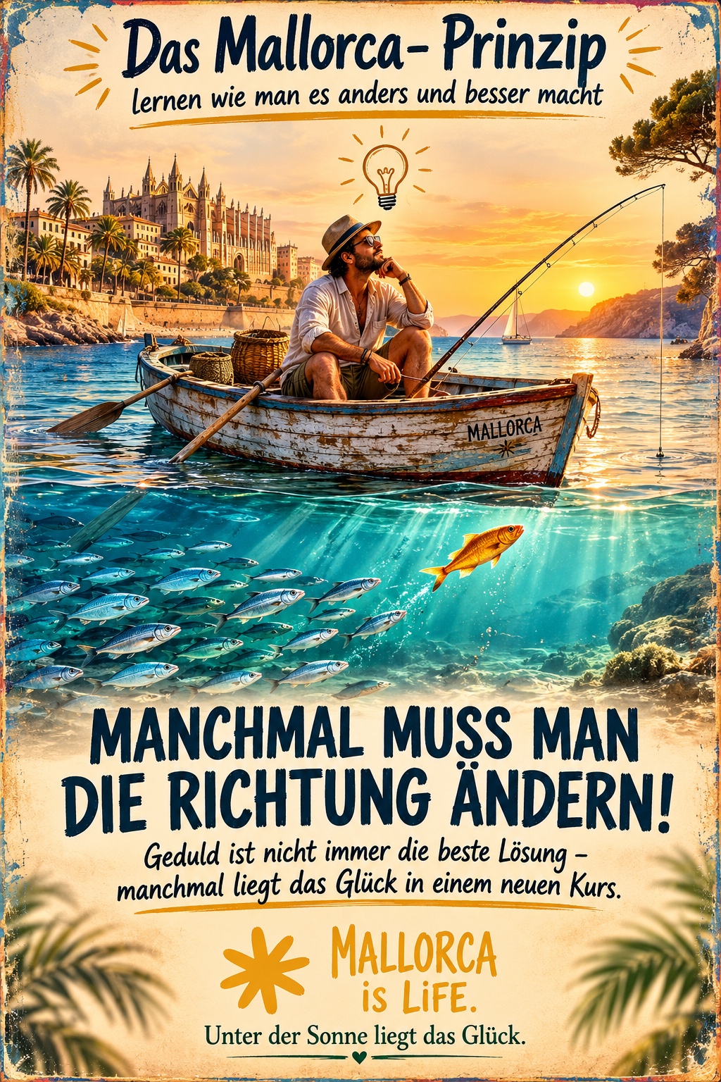 Manchmal muss man die Richtung ändern