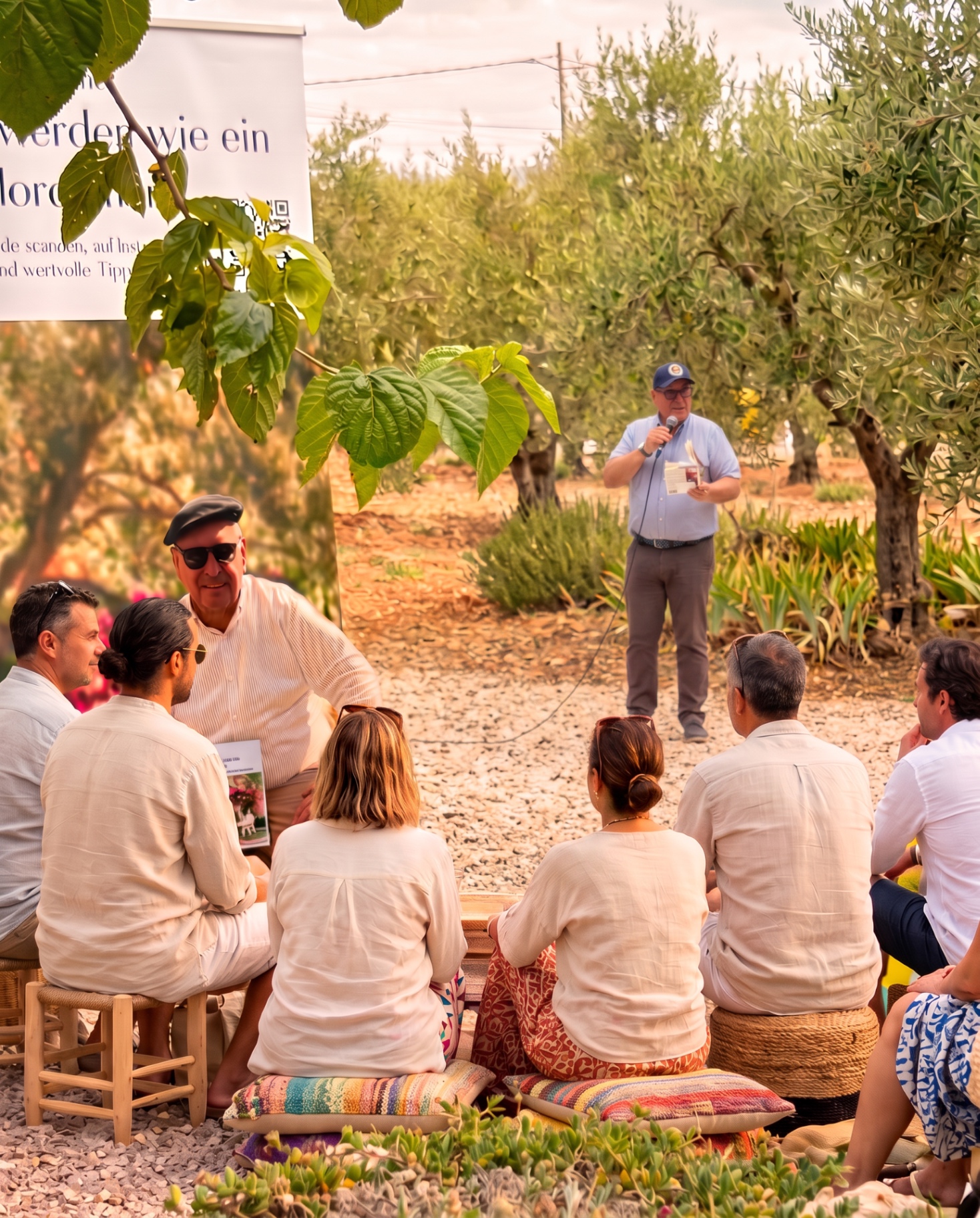 Lesung im Olivenhain – ‚Alt werden wie ein Mallorquiner‘