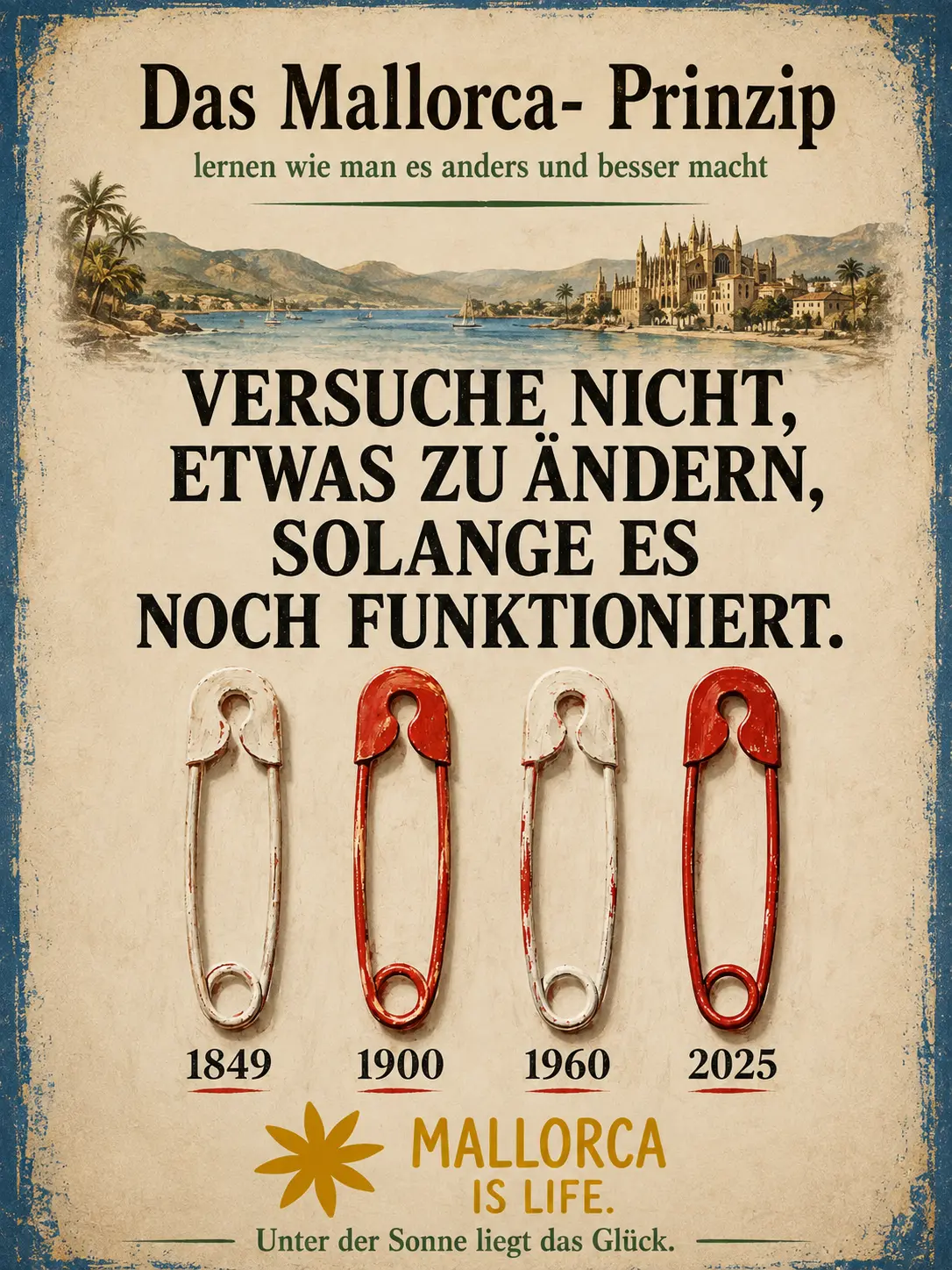 Versuche nicht, etwas zu ändern, solange es noch funktioniert